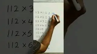 112 table trick | 112 ka table | table of 112 #shorts #maths #viral