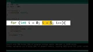 Arduino For-Loops