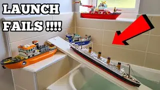 LEGO BOAT LAUNCH FAILS 2022 !!