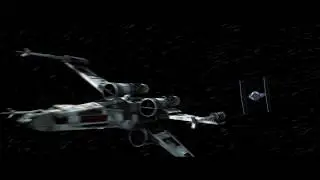 Element 3D X-Wings vs Tie Fighters Test Animation (Incomplete)