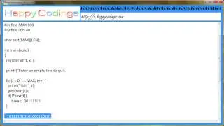 A very simple text editor c code example