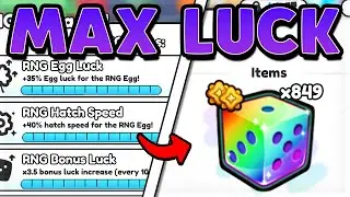 The BEST METHOD To Get MAX RNG LUCK In PET SIMULATOR 99!