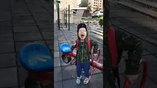 Cute Asian 3 years old toddler child having fun. Funny! #funnyvideo #funnymoments #funnyshorts #fun