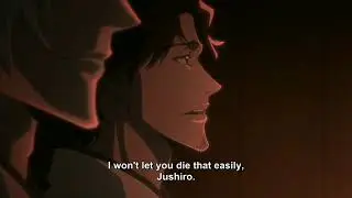 Captain Ukitake performs Kamikake to save the soul king