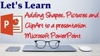 How to add shapes in a slide or presentation in urdu/hindi