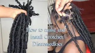 BUTTERFLY LOCS CROTCHET INSTALLATION 🦋Handmade