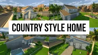 Country Style Home - Sims 4 - Speed Build | BUILDMAS
