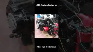 Nissan B11 1300cc Engine Starting up after Full Restoration