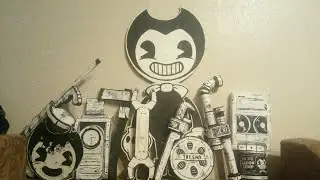 ПОДЕЛКИ ИЗ БЕНДИ, BENDY AND THE INK MACHINE, своими руками, видеообзор