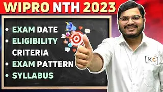 Wipro Elite NTH 2023 || 30,000 Vacancies || 2023 Passout Hiring || Exam Date, Exam Pattern, Syllabus