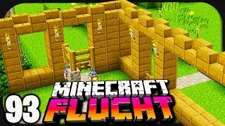 We're building a WALL for our village! ☆ Minecraft: Escape
