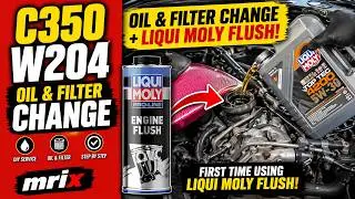 C350 V6 OM642 Oil & Filter Change including LIQUI Moly Engine Flush
