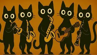 Black Cats’ Midnight Swing: Deep Bass Jazz to Feel Good and Focus