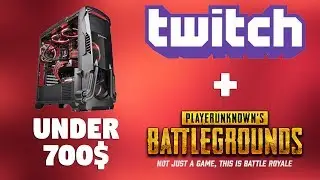 Under 700$ PUBG Streaming Ryzen PC Build 2017