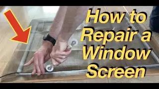 How to Repair a Window Screen | DIY