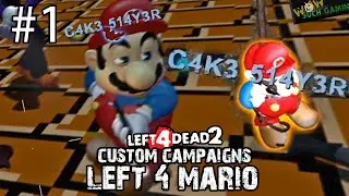 Left 4 MARIO: Part 1 -Mario hangs out- (L4D2 Custom Campaigns)