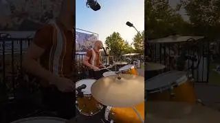 Singing “Folsom Prison Blues” by Johnny Cash with my band @TheDreamboats | #drums #drummer
