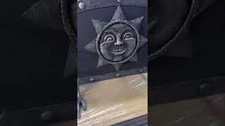 Заслонка Русской печи кованная из металла
