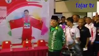 Tangis haru menyambut kedatangan LALU MUHAMAD ZOHRI