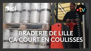 Braderie de Lille 2024 : ça court en coulisses pour amener les stocks de bière.