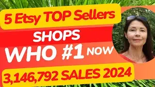 5 Etsy TOP Sellers shops with Huge sales in October 2024 