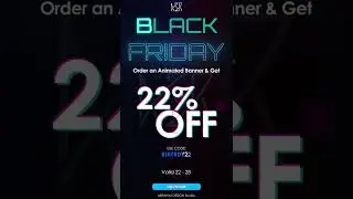 BLACK FRIDAY SALE ANIMATED GIF BANNER AND ADS by ASR DESIGN