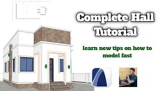 ArchiCAD Hall Building Tutorial | Complete Modeling Process Step by Step