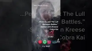 War Never Ends. Peace is just the Lull Between Battles.