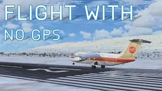 FSX Flying without Navigation | Anchorage to Homer Flight | 146-200