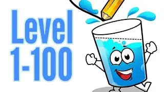 Fill The Glass - Drawing Puzzles Level 1-100 Android iOS Gameplay Walkthrough