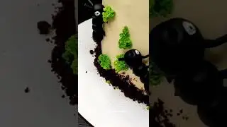 Муравьи. Торт с муравьями.