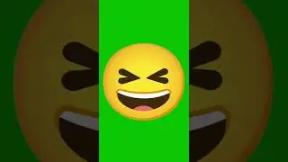 😆 Laughing Emoji Animated Green Screen || Vfx Noob