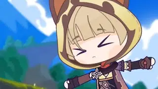 Walking and rolling Sayu || Genshin Impact || Gacha