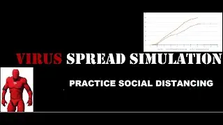 Virus Spread Simulation | Importance of social distancing in curbing our current pandemic