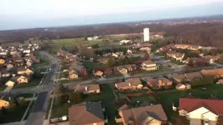 Aerial View of Waynesville, Ohio