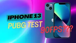 Pubg Gameplay On Iphone 13 | Does iphone 13 support 90 fps after IOS 17.6.1?
