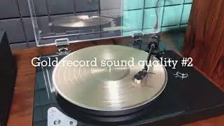 Gold vinyl from our factory! How about the sound quality?