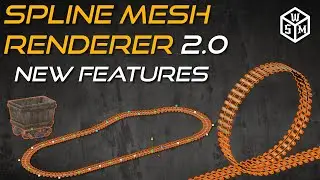 Spline Mesh Renderer v2.0 - New Features Demo