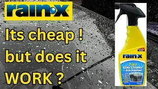 Rain-X Glass Cleaner + Rain Repellent. Can it cure a greasy windscreen ?