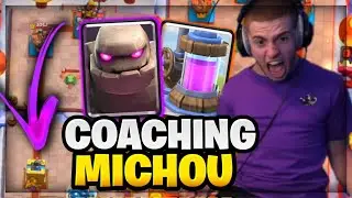 Je TRANSFORME @Michou en JOUEUR PRO CLASH ROYALE ?!