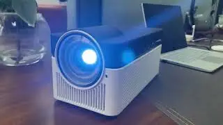 HY source factory —HY450 projector，supports 8k，voice remote control, Bluetooth wifi.#projector #8k