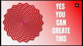 How to Create an Optical Art in  illustrator ( Easiest way till today)
