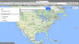 Create Google Map using Google Sheets