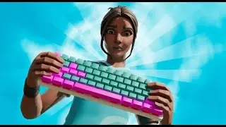 TBI PRO GAMING MEMBRANE ⌨️ X64 ULTIMATE 🤩 Fortnite ASMR Gameplay