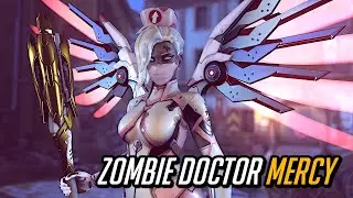 *NEW* PINK Zombie Doctor Mercy Skin! 💉🩸 Top 500 Gameplay - Overwatch 2