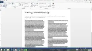 How to arrange text into columns