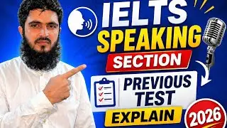IELTS speaking section| previous test explanation 