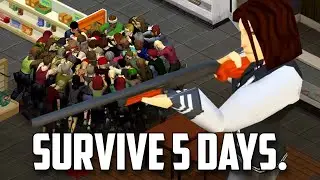 Can I Survive 5 Days Inside The Project Zomboid Mall?