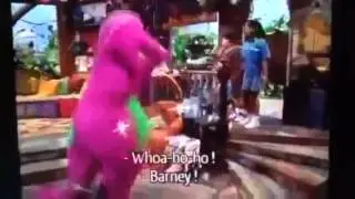 Barney comes to life (The Barney Channel has 30 videos)
