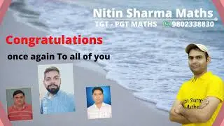 Congratulations To All Of You || UP TGT MATHS 2021 Selected Candidates || सभी को बधाई